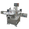 Automatic flat round bottle adhesive sticker double side labeling machine price